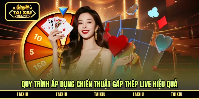 Quy trình áp dụng chiến thuật gấp thếp live hiệu quả